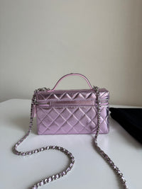 CHANEL Mirror Pink Small Box Bag – Quilted Leather