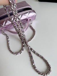 CHANEL Mirror Pink Small Box Bag – Quilted Leather