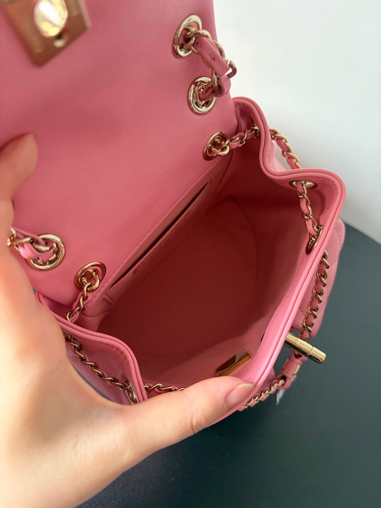 CHANEL Duma Little Frog Small Backpack – Cherry Blossom Pink