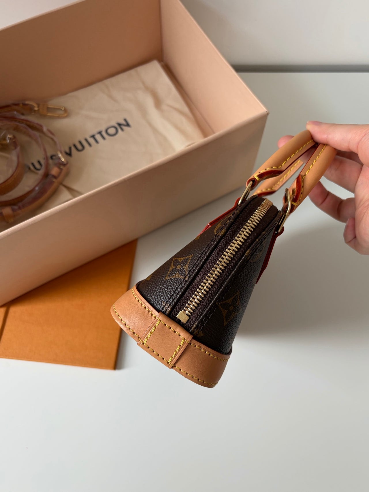 LOUIS VUITTON Alma Nano – Monogram Canvas