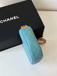 CHANEL 24C Blue Multi-Chain Hobo Bag – Gold Hardware