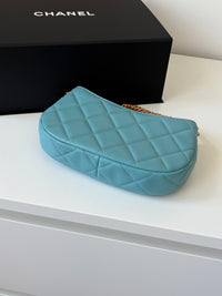 CHANEL 24C Blue Multi-Chain Hobo Bag – Gold Hardware