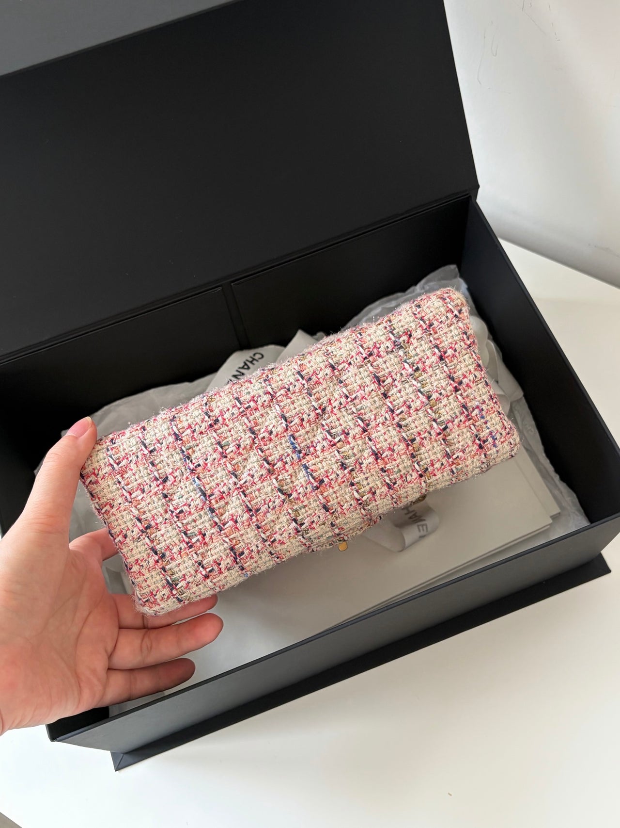 CHANEL 2.55 Mini Tweed Bag – Wool
