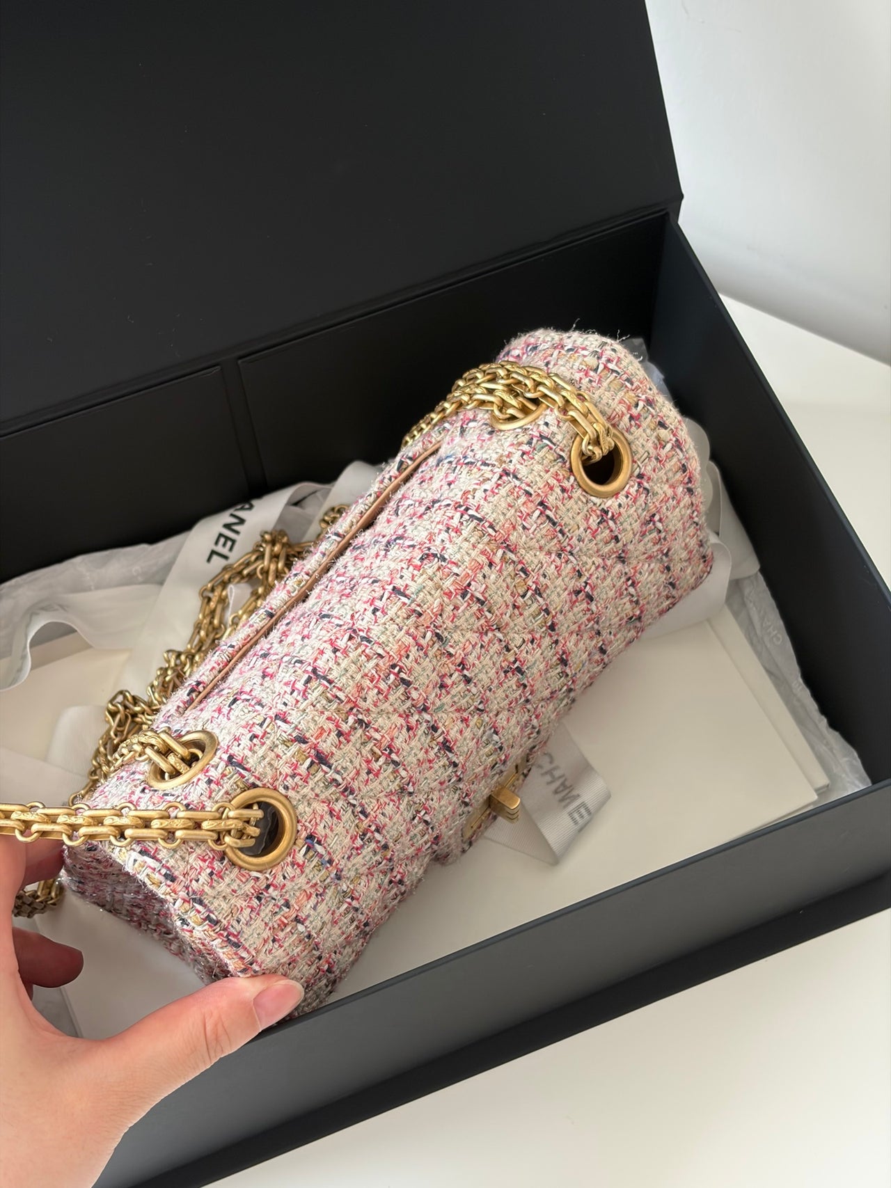 CHANEL 2.55 Mini Tweed Bag – Wool