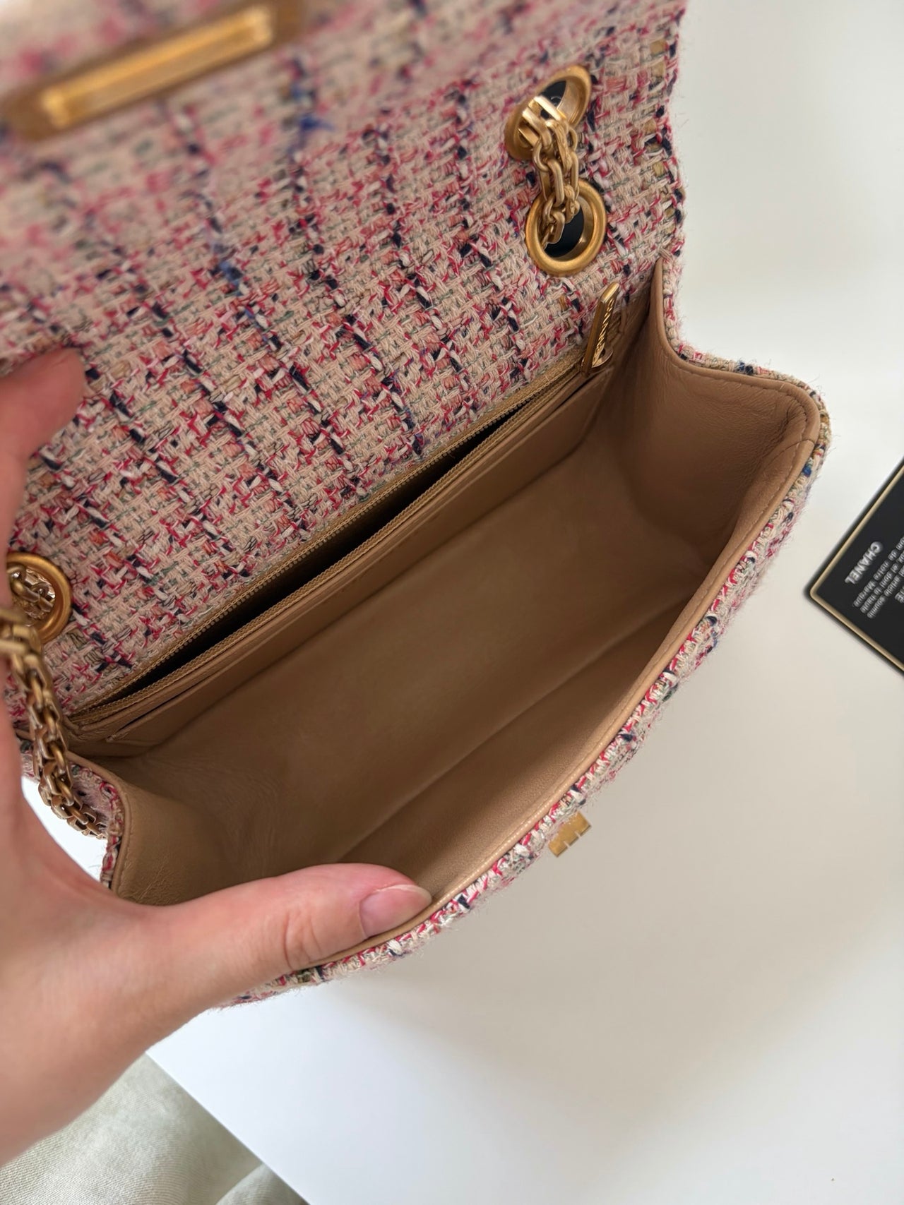 CHANEL 2.55 Mini Tweed Bag – Wool