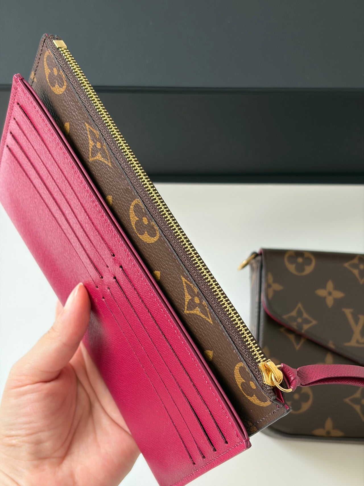 LOUIS VUITTON Old Flower Three-in-One – Monogram