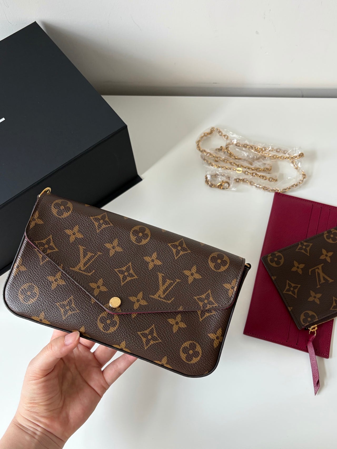 LOUIS VUITTON Old Flower Three-in-One – Monogram