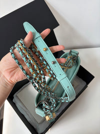 CHANEL Tiffany Blue Small Shoulder Bag – Quilted Leather