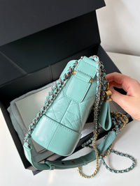 CHANEL Tiffany Blue Small Shoulder Bag – Quilted Leather