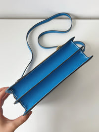HERMÈS Roulis 23 – Blue Evercolor Calf Leather with Gold Hardware