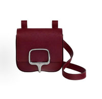 HERMÈS 55 Rouge H Della Cavalleria 18 – Red Epsom Leather with Silver Hardware