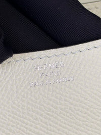 HERMÈS Constance 19 – Boucle Green Epsom Leather with Silver Hardware