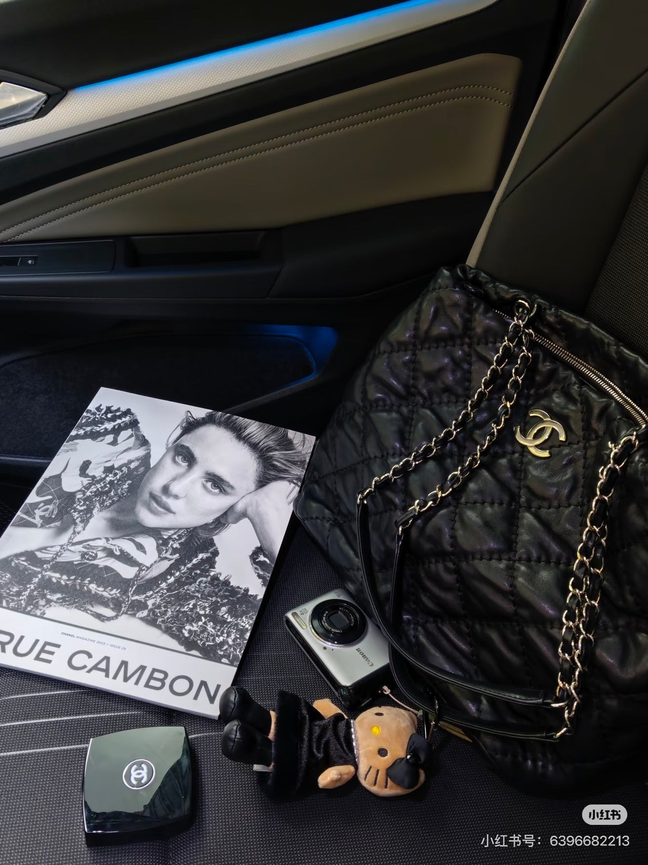 CHANEL Black Silver Puff Cloud Tote 17 – Quilted with Silver Hardware
