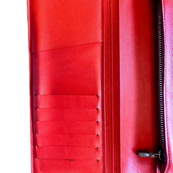 Louis Vuitton Red Long Wallet