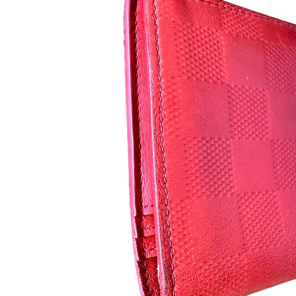Louis Vuitton Red Long Wallet