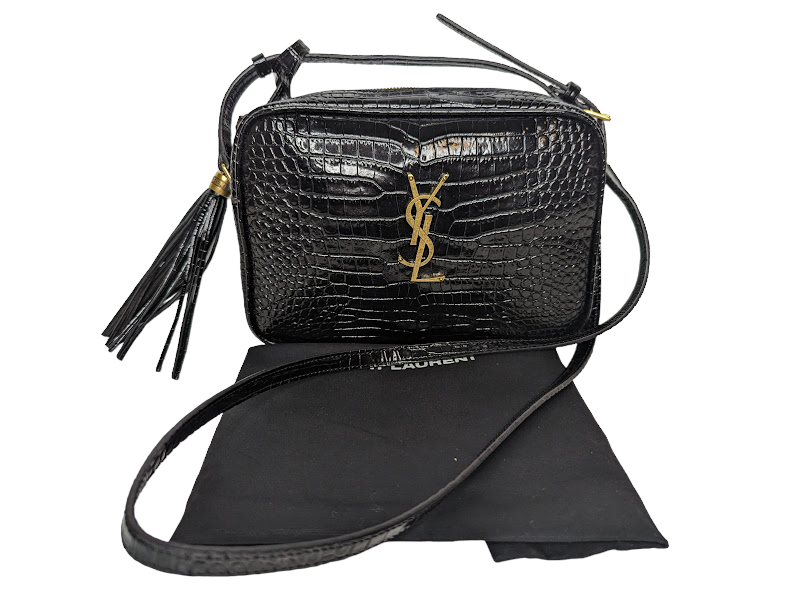 YSL Camera bag Croc