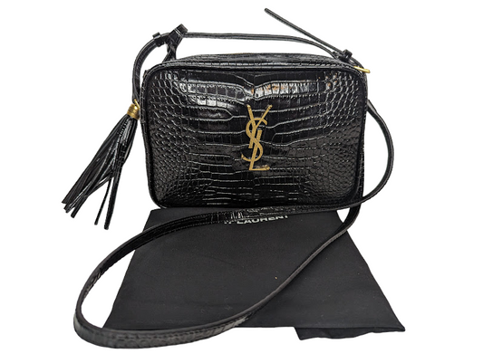 YSL Camera bag Croc